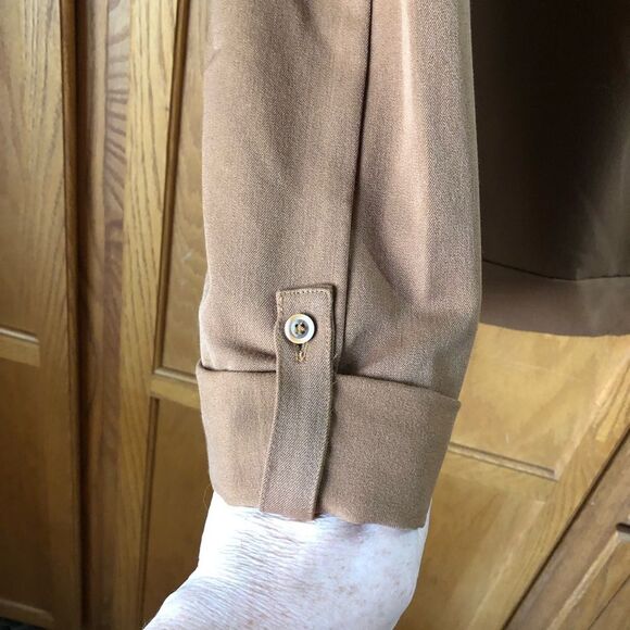 Petite Studio Pleated Wide Leg Pants - L - Picture 7 of 13